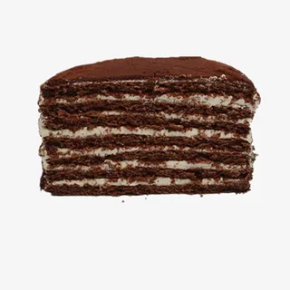 巧克力千层蛋糕图片免抠