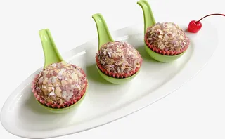 七彩燕麦汤圆免抠