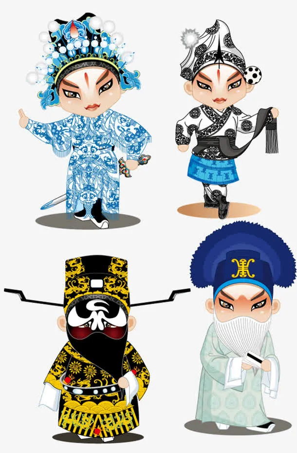 京剧花旦免抠