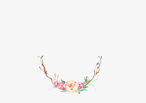 春天，古风，花框，美好免抠