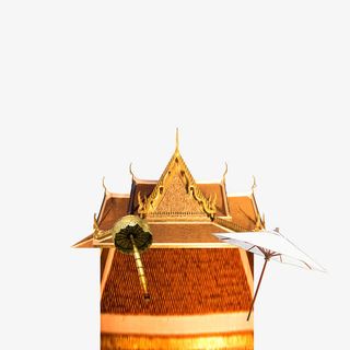 黄色现代海报装饰免抠