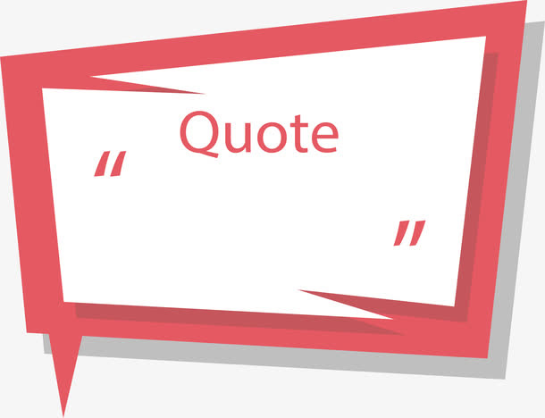 粉色矩形气泡标题框免抠