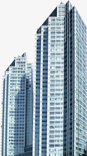 清新高层建筑楼盘免抠