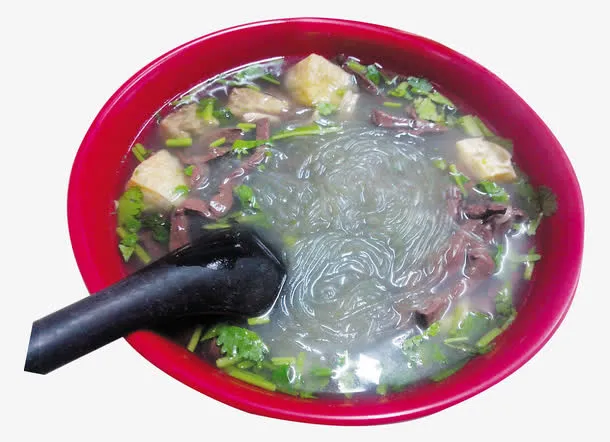 鸭血粉丝汤免抠