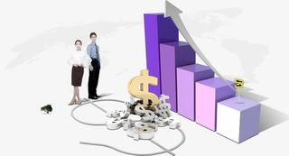 货币符号与职业人物免抠