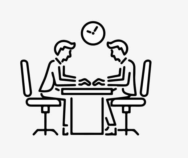 俩人面对面图标免抠