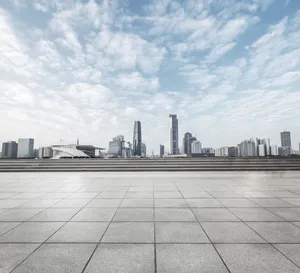 空旷的城市天台壁纸免抠