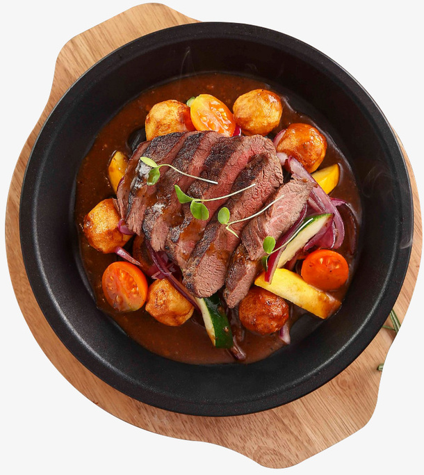 香辣牛肉锅煲免抠