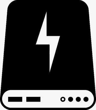 充电宝移动电源图标免抠