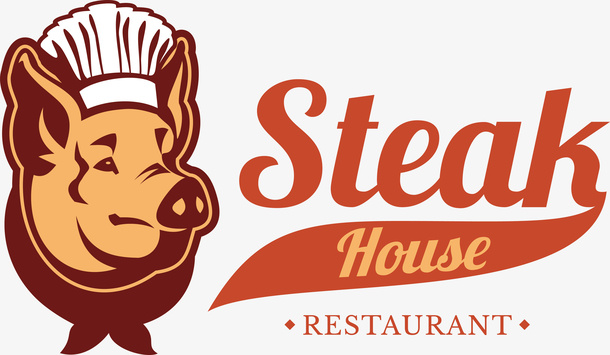 餐厅餐饮猪肉标签免抠