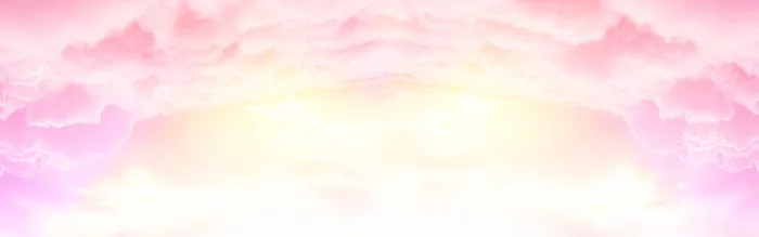 粉色渐变云背景banner高清