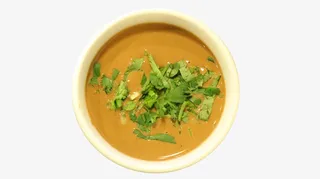 火锅蘸料麻酱汁香菜免抠