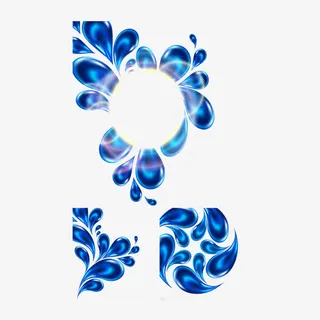 创意水滴背景