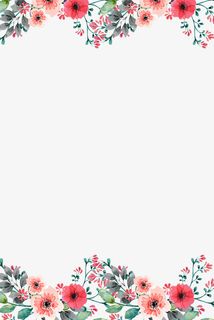 38女王节小清新花朵边框创意设计免抠