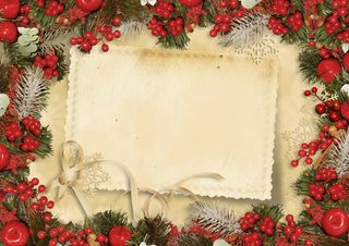 卡片与圣诞装饰物免抠