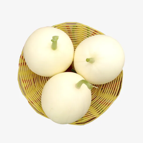 新鲜美味的白瓜设计素材免抠