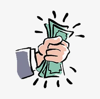 手抓钱视觉中国免抠