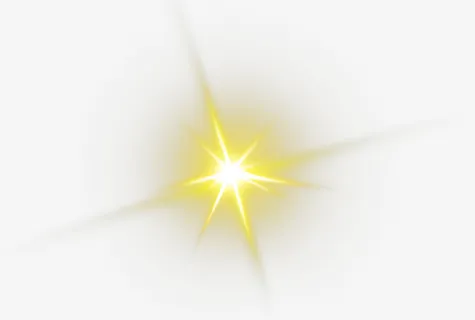 黄色发光光效免抠