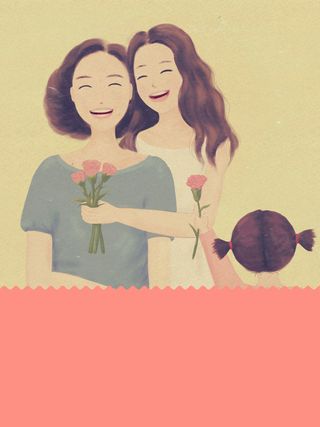 母亲节快乐广告背景高清