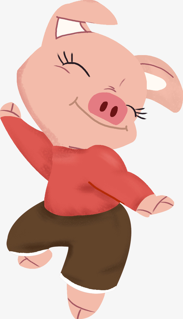 新年快乐之猪年免抠