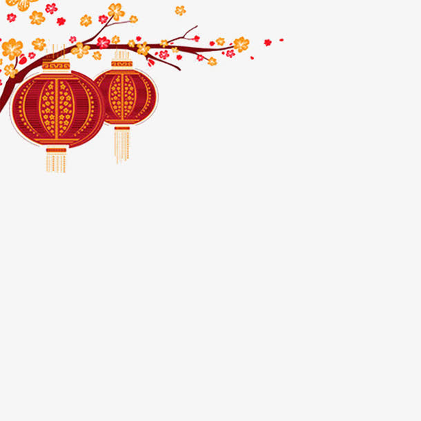 大红灯笼免抠