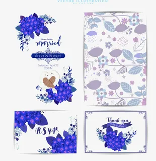 鲜花装饰卡片免抠