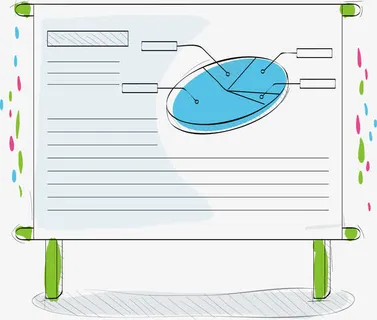 数据图饼图分析报告免抠