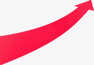 红色向上的箭头免抠