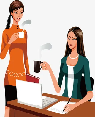 喝东西的女人免抠