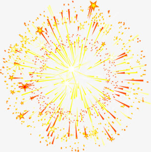 中秋节彩色星星国庆免抠