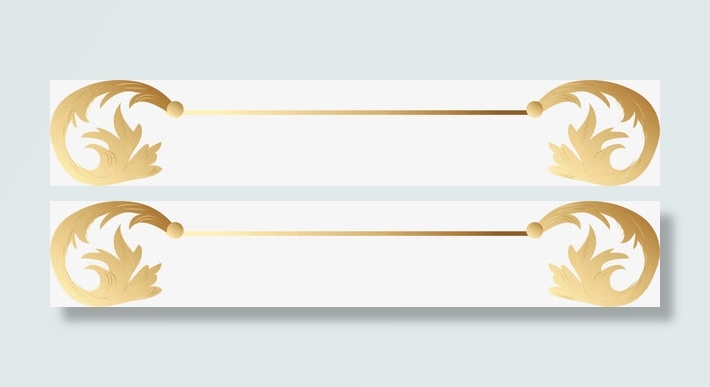 欧式花边角花底纹素材免抠