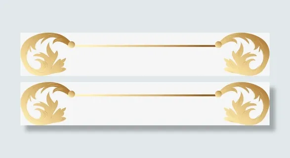 欧式花边角花底纹素材免抠