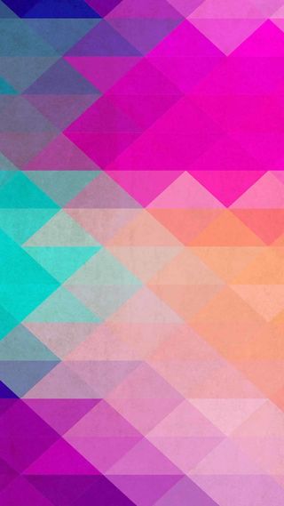 紫色方格晶格化立体H5背景高清