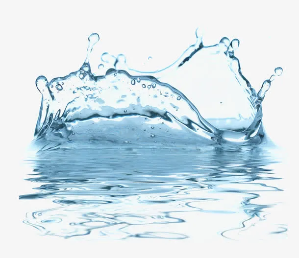 蓝色水滴效果免抠图片免抠