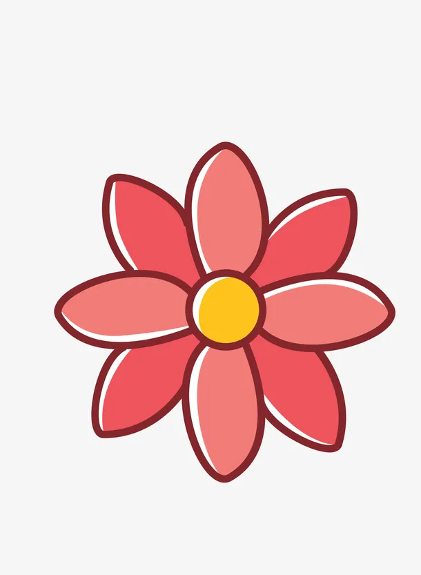 矢量花瓣免抠