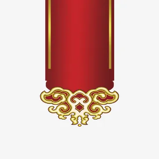 标签，红色，渐变，黄色免抠