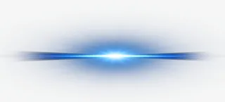 蓝色炫酷光线免抠