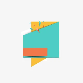 装饰矢量卡通扁平化第二件半价标免抠