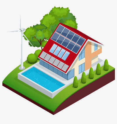 节能别墅阳光房免抠