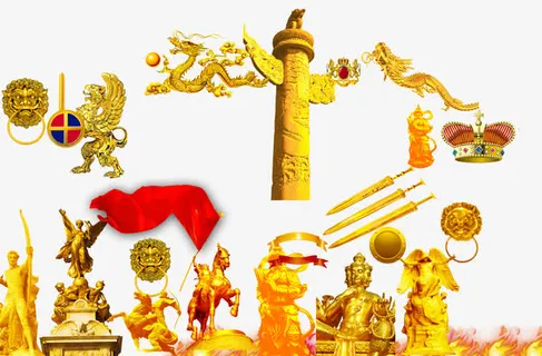 龙腾虎跃新年免抠