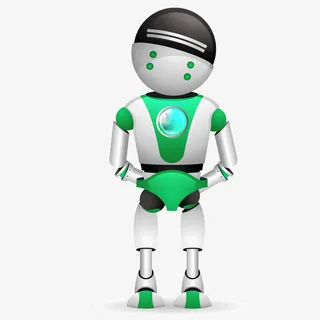 卡通科技机器人装饰手绘装饰免抠