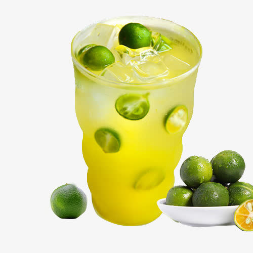 新鲜水果饮料免抠