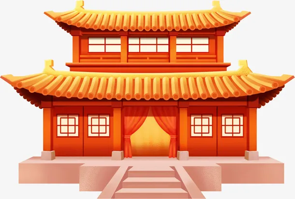 中国，中国风，古建筑，宫殿免抠