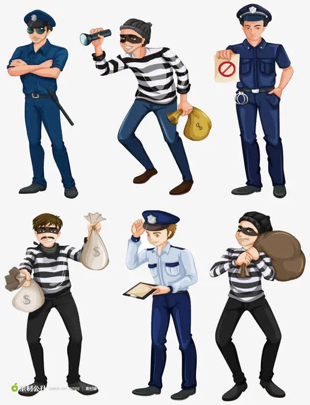 小偷和警察免抠