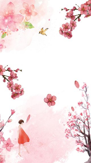 2017春季新品约惠春天促销海报H5背景高清