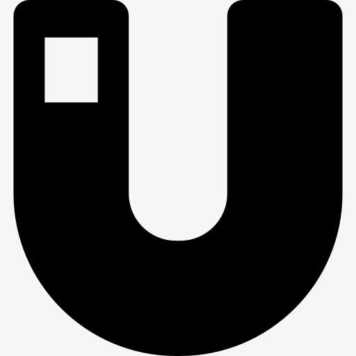 文字字母U 图标免抠
