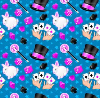 卡通兔子帽子背景