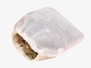 束口纱布调料包素材免抠