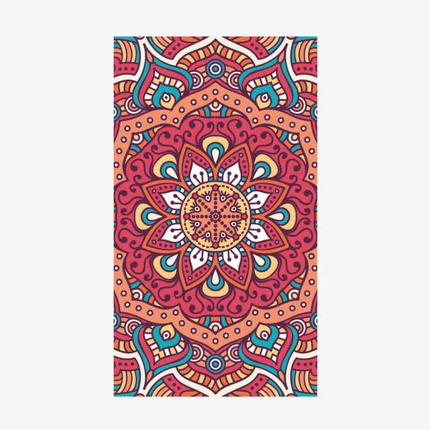 古典花纹花纹插画背景