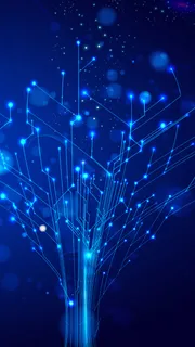 闪烁科技感蓝色背景H5背景素材高清 闪烁科技感蓝色背景H5背景素材高清